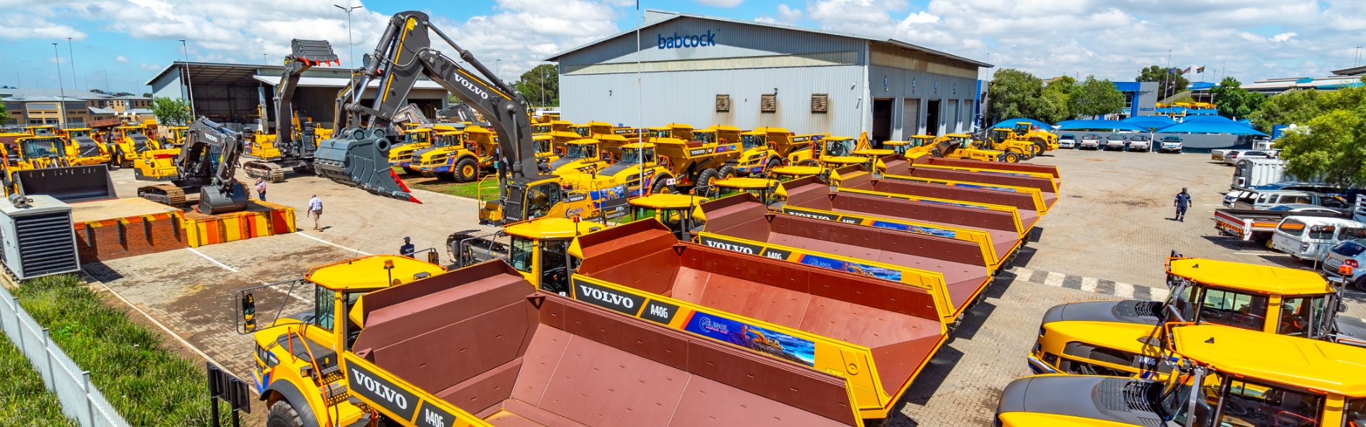 Babcock Africa, Media, MYSOL expands fleet with 40 new Volvo machines and Babcock support