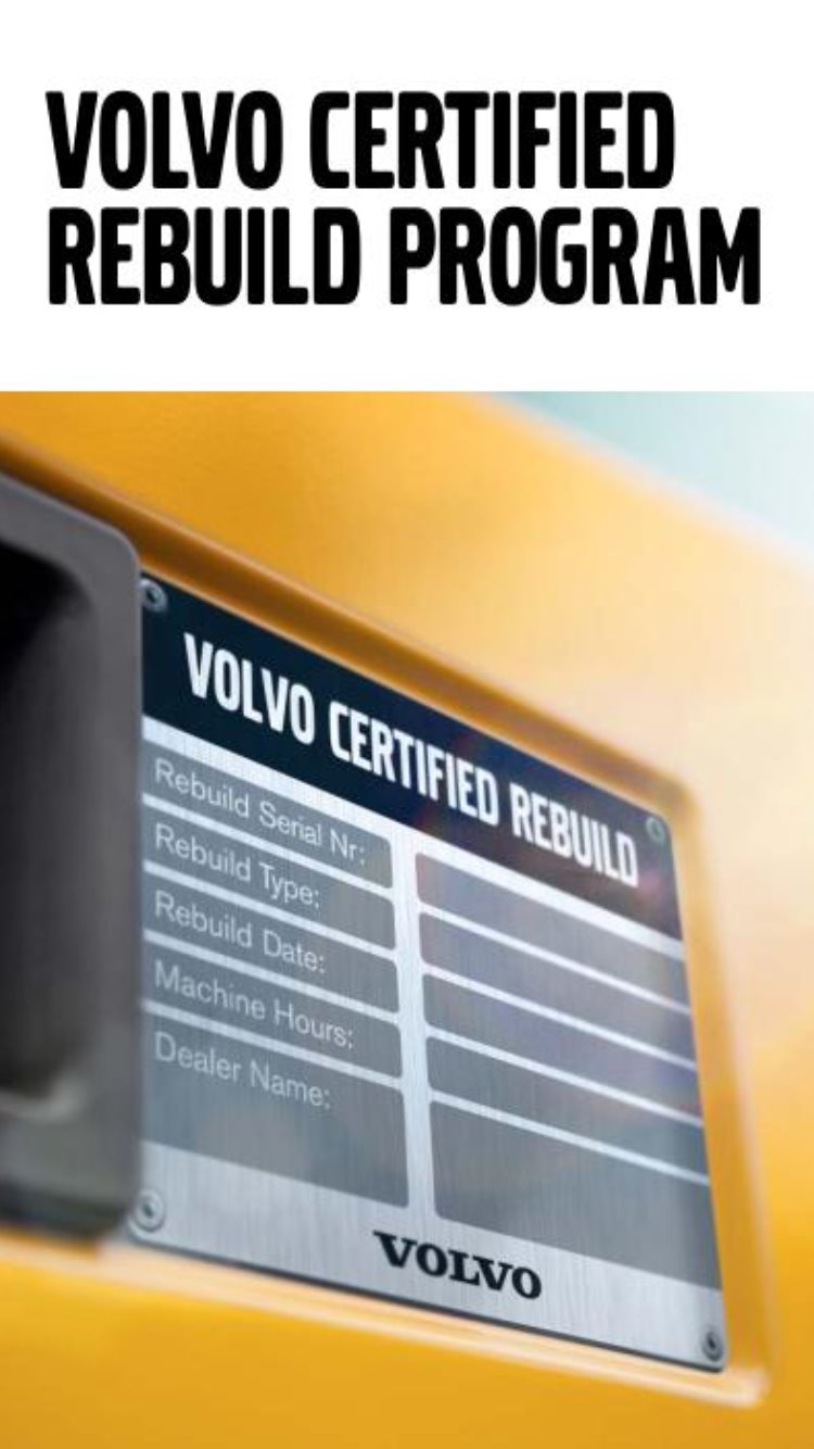 Babcock Africa, Media, Volvo Certified Rebuild status